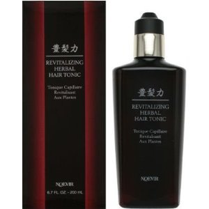 Noevir Revitalizing Herbal Hair Tonic 200ml bottle front view for premium hair growth therapy