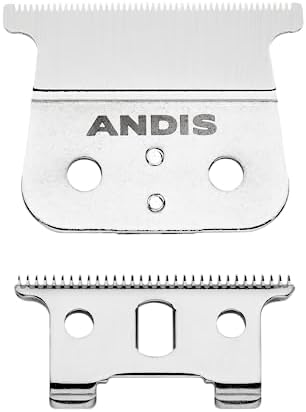 Close up of carbon steel Andis T-blade replacement teeth