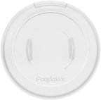 Close up of PandaEar safety caps showing concave removal edge
