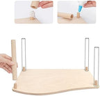 Niteangel Wooden Platform showing smooth birchwood surface