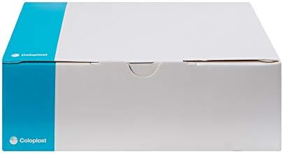 Coloplast SenSura Mio two piece ostomy bag highlighting the EasiClose wide outlet closure system at the bottom.