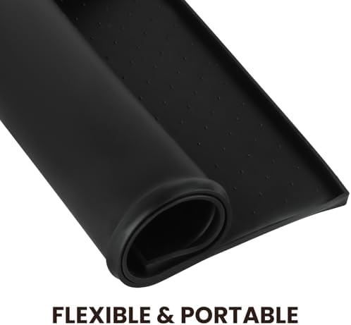 Rolled up flexible Vivaglory silicone pet placemat