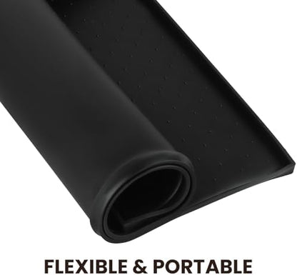 Rolled up flexible Vivaglory silicone pet placemat