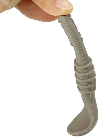 Durable and dishwasher safe PandaEar infant learning spoons and forks collection.