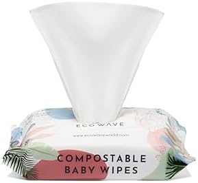 Eco Wave biodegradable sensitive skin baby wipes multi pack box display
