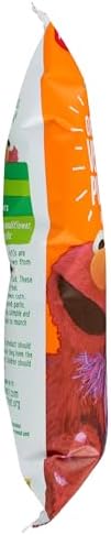Earth's Best Sesame Street baby snack organic cheddar veggie puffs packaging details