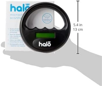 Halo Microchip Scanner Black,135mm Durchmesser X 33mm - Image 3