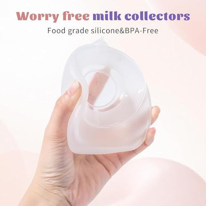 BPA free soft leak proof breast milk saver container for passive let down collection