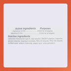 Rugby Original Formula Anti Itch Lotion ingredients list and directions side packaging