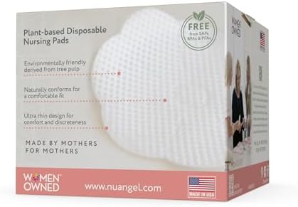 NuAngel nursing pads interior layer highlighting 100 percent cotton texture