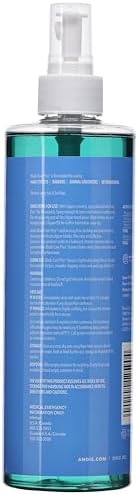 Andis Blade Care Plus 16 fluid ounce bottle showing seven-in-one features