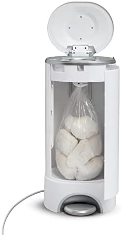 Close up of Munchkin UV Diaper Pail control interface