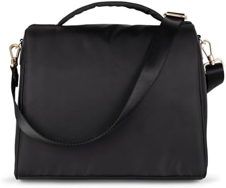 Interior of JuJuBe insulated bag showing bottle storage