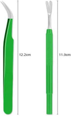 Stainless steel tick remover tool for hikers and pets