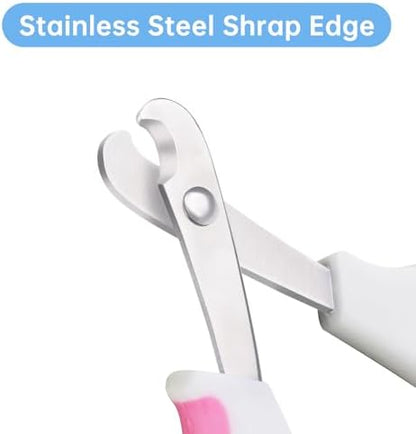 Ergonomic small animal claw trimmer suitable for rabbits and birds