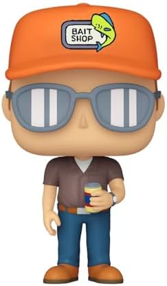 Imported Dale Gribble number 1976 stylized character figure side view details