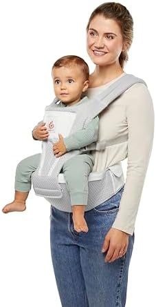 Ergobaby Alta baby carrier showing SoftFlex mesh fabric detail
