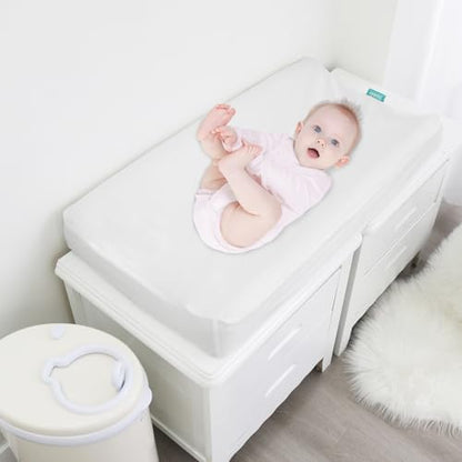 Authentic USA sourced twin pack organic infant mattress covers packed in premium presentation bag