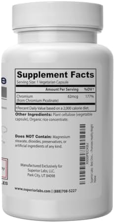 High absorption chromium supplement by Superior Labs for glucose metabolism