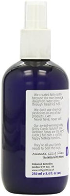 Natural non toxic head lice spray with lavender and tea tree oil