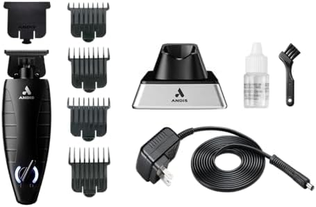 Andis GTX-EXO black label special edition packaging and high speed rotary motor trimmer overview