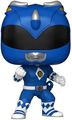 Funko Pop number 1777 Blue Ranger vinyl figure inside its official window display box packaging