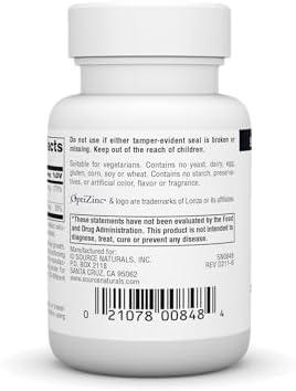 Premium USA imported bioavailable zinc tablets for skin health