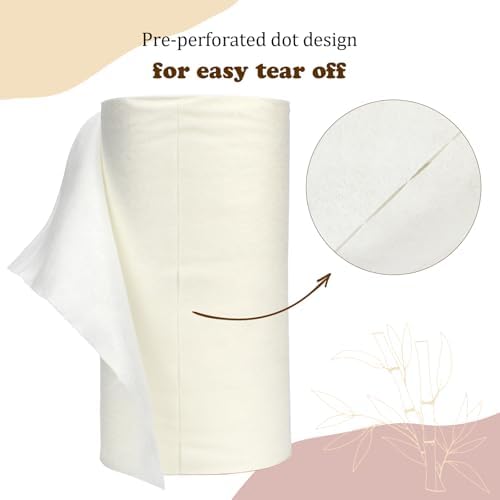 Mama Koala diaper liners showing bamboo fiber texture