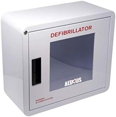 CPR Savers Large Wall Surface Mount AED Cabinet front view for emergency medical storage.