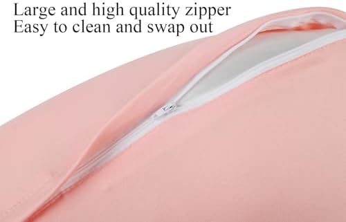 Tontukatu nursing pillow cover showing hidden zipper installation