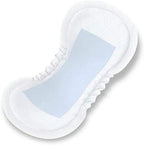 Side view of Medline contoured urinary leak protection pads twenty eight count bag.