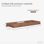 Evolur Stilnovo changing tray mounted on dresser top angle