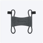 Two black fabric clips for Tractive Dog 6 tracker