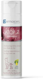 Petmate Dermoscent Atop 7 dog and cat shampoo back label