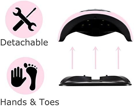 BIGBEAR UV Light for Nails, 48W UV LED Nail Lamp for Gel Polish, Fast Nail Dryer with Automatic Sensor, 3 Timer Setting, Small and Portable, LED Nail Light for Fingernail and Toenail - Image 7