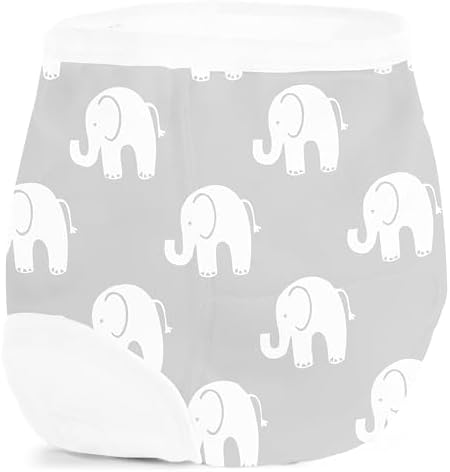 Side view showing comfortable leg holes of BaeBae Goods toddler trainer underpants