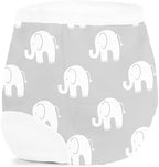 Side view showing comfortable leg holes of BaeBae Goods toddler trainer underpants