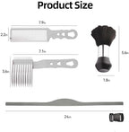 Dual tooth hair trimming guide combs for men haircut