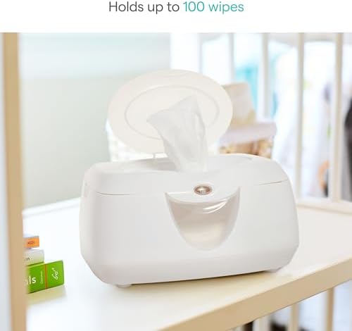 Side profile of Munchkin baby wipe warmer device