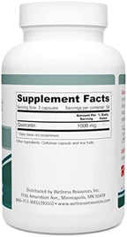 Wellness Resources Quercetin Supplement Facts Label And Ingredients