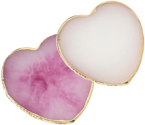 Two piece resin nail palette set in white and purple colors