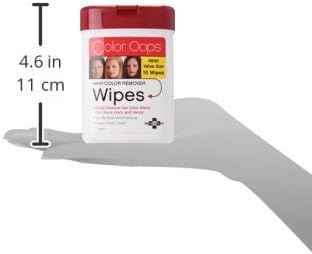 Developlus Color Oops Wipes label details and red lid