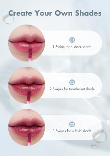 Swatches of Rom&nd Dewy Ful Water Tint shades