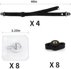Wrichear baby proofing safety anchors packaged lifestyle view demonstrating home childproofing protection