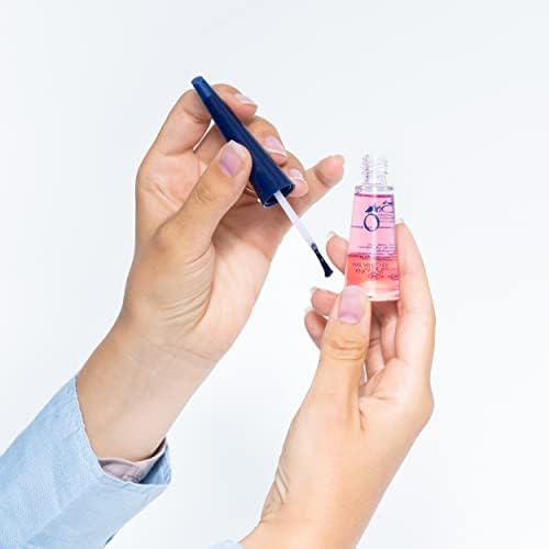 Herome nail whitener glass bottle cap and applicator brush