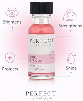 Close up of Perfect Formula Pink Gel Coat bottle label