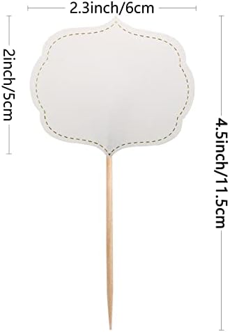 Blue Top cupcake picks used as cheese markers on a board