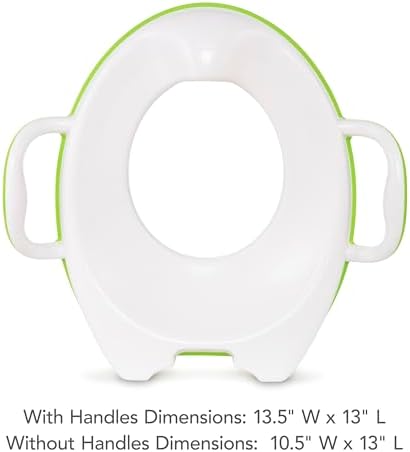 Munchkin anti slip baby toilet training seat in green colorway