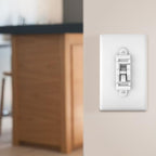 Toggle switch protector hardware and installation screws