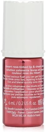 Benefit Cosmetics Floratint smudge proof lip stain swatch on skin